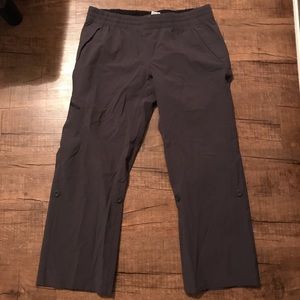 The north face gray pants Sz. Large